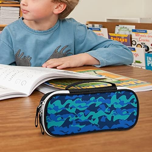 Dolphin Camo Casual Laptop Backpack Bolsa de ombro Daypack com bolsos para homens Mulheres
