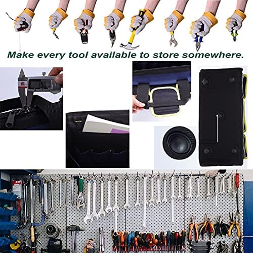 MMDSG Oxford Ploth Plot Tool Saco, bolso da ferramenta manual com cinto ajustável, kit de ferramentas de ombro para eletricista,