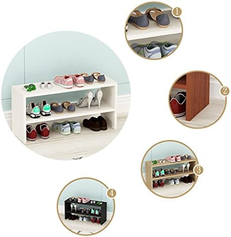 Rack de sapato Multi-camada de camada doméstica simples quarto de estar de armazenamento multifuncional quadro de chinela de