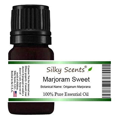 Aromas sedosos marjoram Óleo essencial doce puro e natural - 5 ml