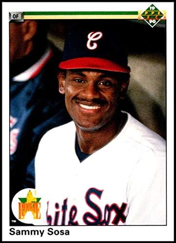 1990 Upper Deck #17 Sammy Sosa NM-MT RC Rookie White Sox