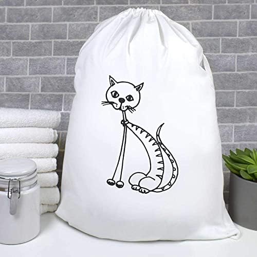 Azeeda 'Slim Cat' Laundry/Lavagem/Bolsa de Armazenamento