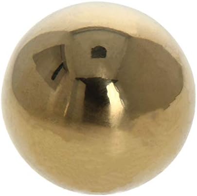 MROMAX 2PCS 1.5 Dia 201 Aço inoxidável Esferas de bola de tampa oca para a escada de corrimão Newel Post Gold Tom