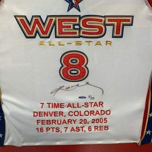 Kobe Bryant assinou 2005 All Star Game Jersey UDA Upper Deck Coa - camisas da NBA autografadas