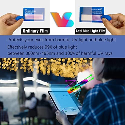 KeanBoll 3 Pack Anti Blue Light Glare Screen Protector para Samsung Galaxy Tab S7 Fe 5G 2021/Galaxy Tab S8 Plus/Galaxy Tab S7 Plus