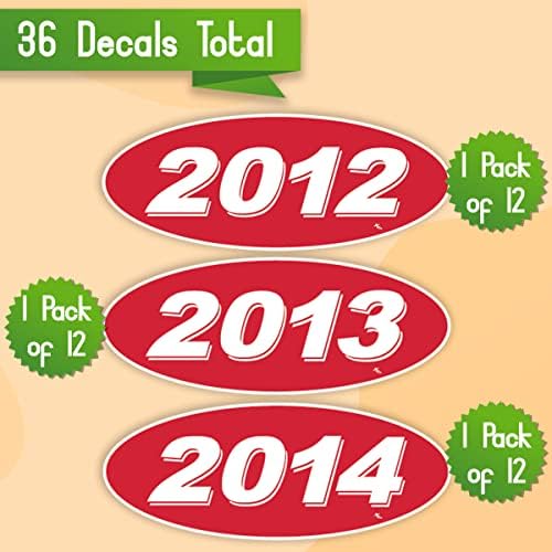 Versa Tags 2012 2013 e 2014 Modelo Oval Ano de Ano de Carro Adeças de Janelas de Carro Madeosamente Madeos nos EUA Verssa