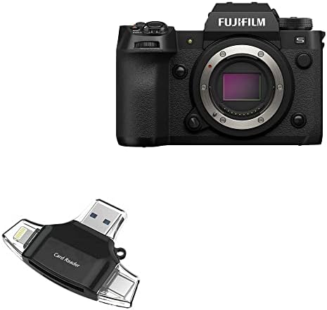 Boxwave gadget compatível com Fujifilm X -H2S - AllReader SD Card Reader, MicroSD Card Reader SD Compact USB para Fujifilm
