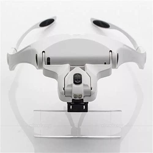 Totou Head Melfier portátil intercambiável lente de vidro Holder com 2 lâmpadas 5 lentes