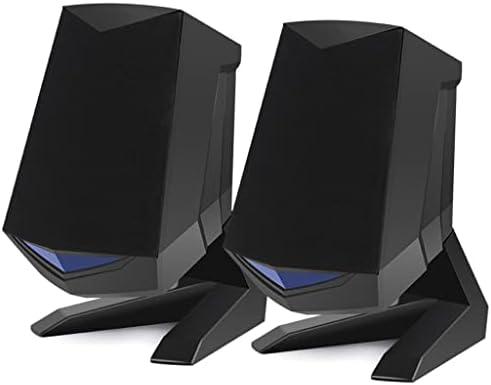 YTYZC 1 par alto alto -falantes de computador usb Aux Bass Reforço PC Speaker para laptop Desktop 6W 64mm Horn Audio Loudspeaker