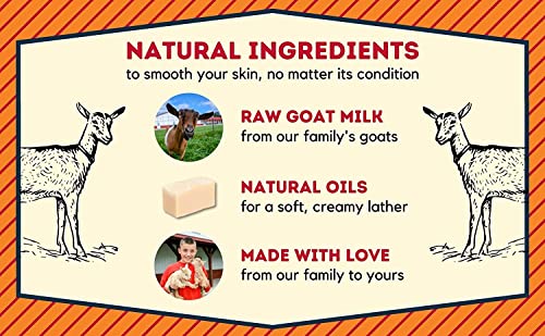 Sabão de leite de cabra de cabra de leite de cabra - barra de sabão natural, presentes para homens e mulheres, gentil para