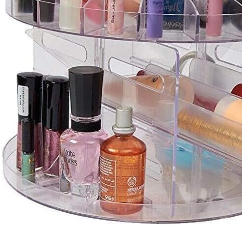 Seewoode ag205 girating beleza transparente acrílico caixa cosmética caixa de armazenamento gaveta/maquiagem esmalte vernize tardn stand/armazenamento/suporte/suporte caixas de presente
