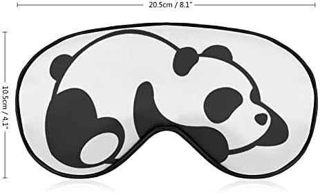 Máscara para dormir Lynarei Panda urso máscara de olho de sono vendimento com cinta ajustável Animal fofo Tampa de olho macio para bloquear luzes
