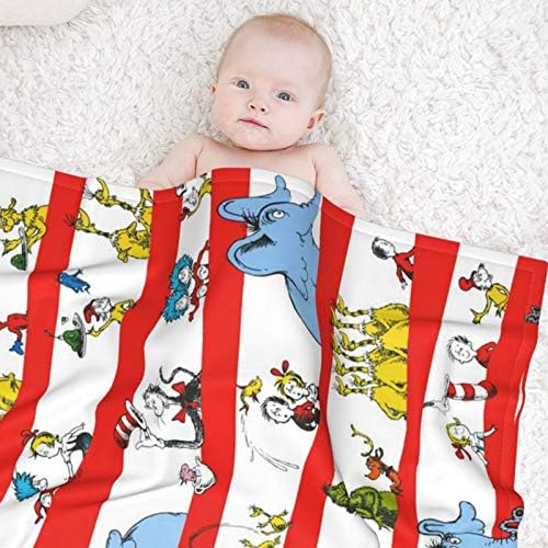 Red White Unissex Baby Blanket Super Soft Reversível Nursery, Swaddle Carriping Beddler Bedding para crianças 30 x 40 polegadas