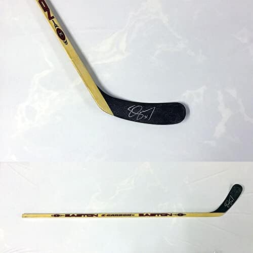 Ed Jovanovski assinou o Easton Stick - Vancouver Canucks - Sticks NHL autografados