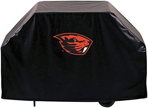 Oregon State Beavers HBS Black Outdoor Pesado Vinil BBQ Grill Cover