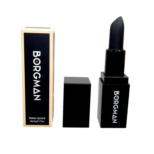 Borgman Hyaluron Lippies Lipstick sólido fosco com ácido hialurônico branco cinza preto gótico punk rock