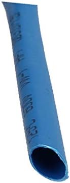 X-Dree 6m de comprimento de 3 mm diâmetro. Tubo encolherável de poliolefina Blue para reparo de arame (6m de largo 3 mm de diámetro interior. Tubo TermorEtrácil de Poliolefina Azul para Reparación de Cabos