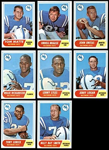 1968 Topps Baltimore Colts Team Set Baltimore Colts NM Colts