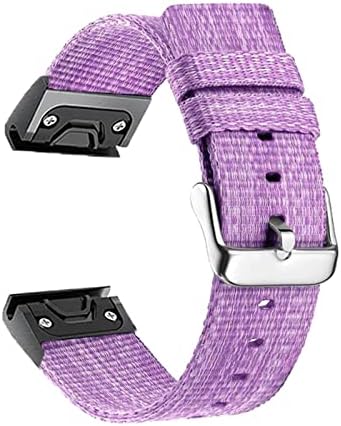 AMSH para Garmin Fenix ​​6 6x Pro 5 5x mais precursor 945 935 abordagem S60 S62 Easy Fit Tito Nylond Watchband Band de liberação rápida pulseira Strap