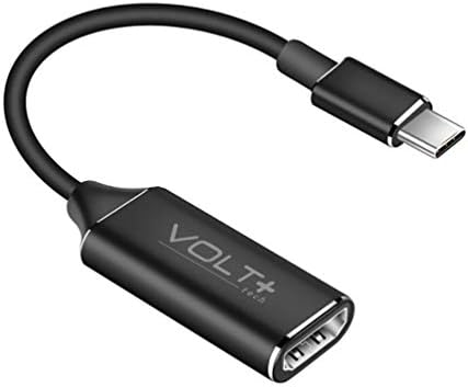 Trabalhos da Volt Plus Tech HDMI 4K Kit USB-C Compatível com JBL Charge 5 Adaptador profissional com 2160p full 2160p, 60Hz de saída digital!