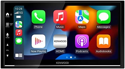 Kenwood DMX7709S Receptor multimídia de 6,8 com Apple Car Play & Android Auto