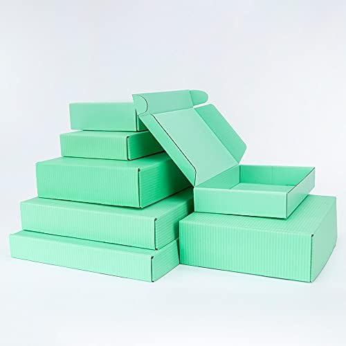 Shukele LPHZ914 5pcs/10pcs Caixa de presente verde Caixa de peruca de embalagem Festival Festival Party Gongrouged Box Presentes