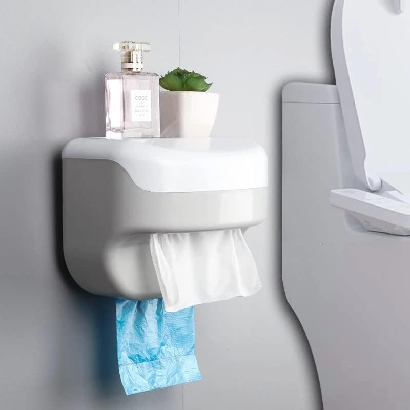 Xxxdxdp conveniente portador de papel higiênico multifuncional, suporte à prova d'água para toalhas de papel acessórios de banheiro
