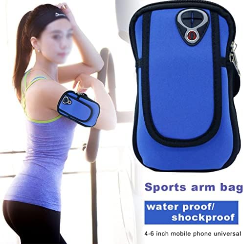 Lhlllhl 6 polegadas Bolsa de braçadeira em corrida esportes Bag do saco de jogging Telefone ao ar livre Fitness Gym Brand Bolt