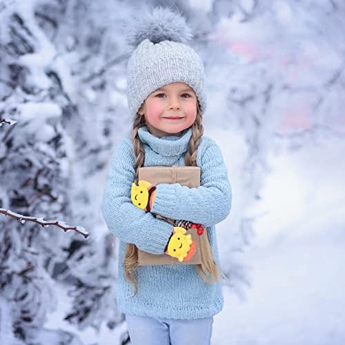 Luvas quentes para bebês inverno meninas crianças Kintted luvas de neve luvas luvas de luvas de neve de esqui quente infantil luvas