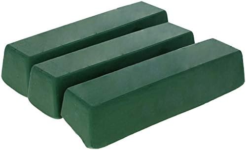 Composto de polimento de bettomshin, cera de polimento sólido verde, kits de composto de polimento de 180 x 40 x 35 mm, grande
