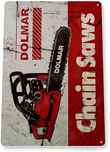 TinWorld Tin Sign B606 Dolmar SAWS SAWS TOOLS EQUIPAMENTO DE GARAGE