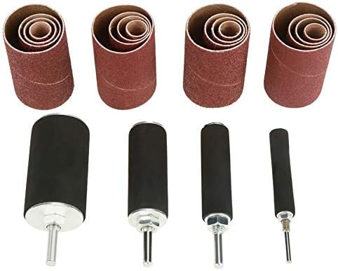 Xucus 20pcs/conjunto kit de ferramentas de lixadeira de bateria de lixadeira com estojo para prensa de perfuração -