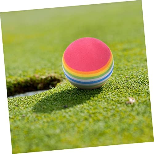 Veemoon 30pcs Golf Practice Ball Toys Toys de estimação Bolas coloridas Pratique bolas voando brinquedos para crianças Funny