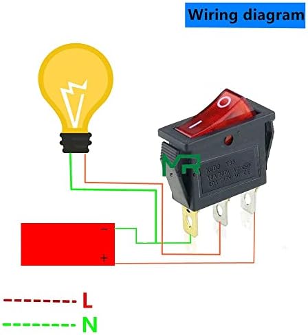 Interruptor de balancim KCD3 GEAD 2 Posição 3 Pin Equipamento elétrico com interruptor de energia leve 16A 250VAC/20A