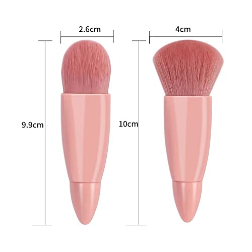 SDGH de 5 peças Brush Tool Conjunto, maquiagem em pó, sombra para os olhos, fundação, blush, pincel misto de maquiagem,