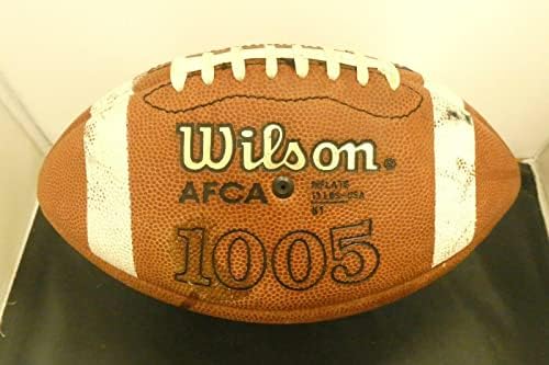 O jogo de futebol universitário da NCAA usou Wilson Ball Temple University da Penn State - jogo da faculdade usada