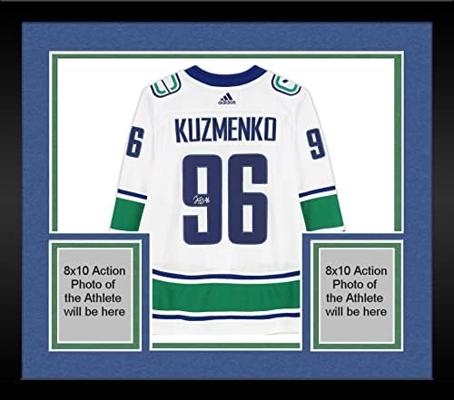 Emoldurado Andrei Kuzmenko Vancouver Canucks Autografado Adidas Authentic Jersey - Jerseys autografadas da NHL