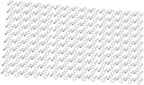 X-Dree 300pcs rnb1.25-5s Termo de língua do anel nua Terminais não isolados para arame AWG 22-16 (Terminali non isolati tipo 300pcs rnb1.25-5s con linguetta ad Anello nudo por cavo awg 22-16