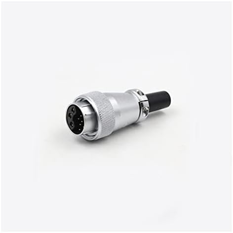 Diâmetro WS24 fedido 24mm 2 3 4 9 10 12 19 pino IP67 Conector à prova d'água Solda feminina