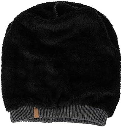 Capéu de gorro de malha de inverno feminino Cabeça Hedging Women & Men Cap Hat Warm Unisex Knit Boys & Girls Cap Large