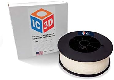 IC3D Blue 1,75mm PETG 3D Filamento - 10 kg - Precisão dimensional +/- 0,05mm - Filamento de impressão 3D de grau profissional