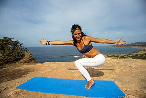 Dodecayoga Pro [Yoga Pilates Exercício Mat] Vegan e Eco-Friendly | O design sem deslizamento texturizado fornece uma aderência incomparável