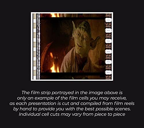 Filmcells Star Wars - Yoda Grand Master Jedi 11 ”x 13” Apresentação de arte da parede emoldurada - com imagem e duas células de filmes de 35 mm - edição limitada colecionável oficialmente licenciado