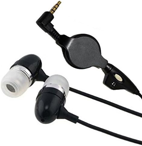 Fones de ouvido de fone de ouvido de fone de ouvido retráteis W MIC Weedbuds de metal fones de ouvido sem fio [3,5