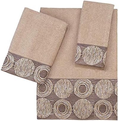 Avanti Linens - conjunto de toalhas de 3pc, toalhas de algodão macias e absorventes