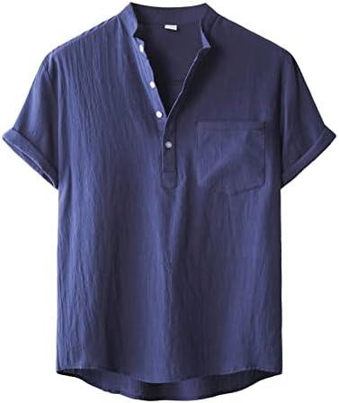 Amarrar camisa de manga comprida, camisa casual de verão masculino camisa de cor sólida camisa de vestido de vestido de vestido