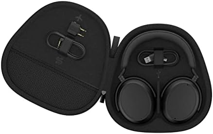 Sennheiser Momentum 4 fones de ouvido sem fio - fone de ouvido Bluetooth para chamadas cristalinas com cancelamento de ruído adaptativo, duração da bateria 60H e som personalizável, preto