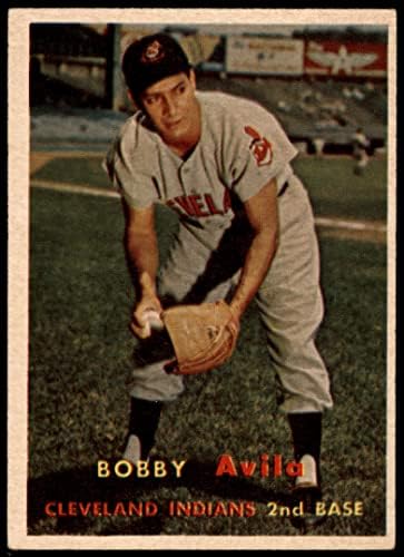 1957 Topps # 195 Bobby Avila Cleveland Indians VG/Ex Indians