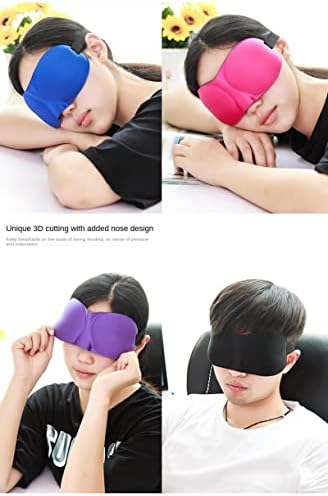 3D Blackout tridimensional Máscara ocular do sono, máscara para os olhos do sono, homens e mulheres dormem para aliviar