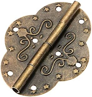 2pcs 69x53mm mamãe de bronze antigo para a gaveta de porta de madeira de jóias gaveta decorativa de móveis de dobradiça de ferro